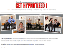 Tablet Screenshot of funnyhypnotism.com